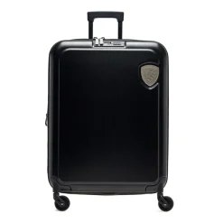 Trolley Cabina Sintetico Nero con Logo