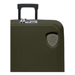 Trolley Cabina Verde Sintetico con Logo