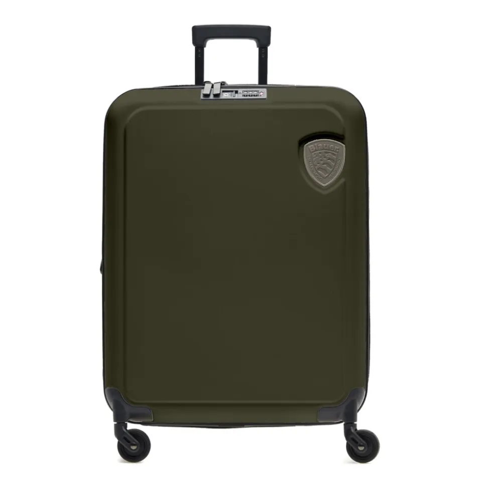 Trolley Cabina Verde Sintetico con Logo