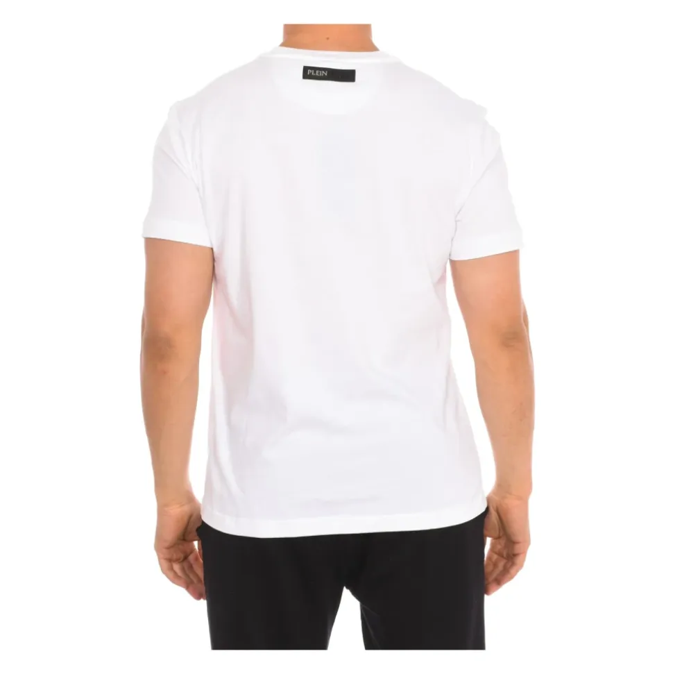T-shirt a manica corta con stampa del marchio
