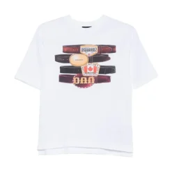 T-shirt a maniche corte con girocollo e logo