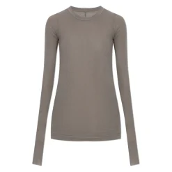 T-shirt a Maniche Lunghe a Costine