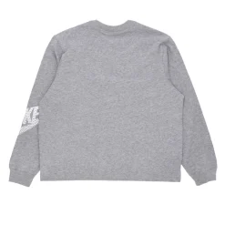 T-shirt a Maniche Lunghe con Collo a Girocollo