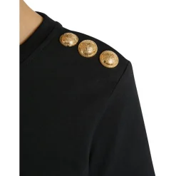 T-shirt con 3 bottoni