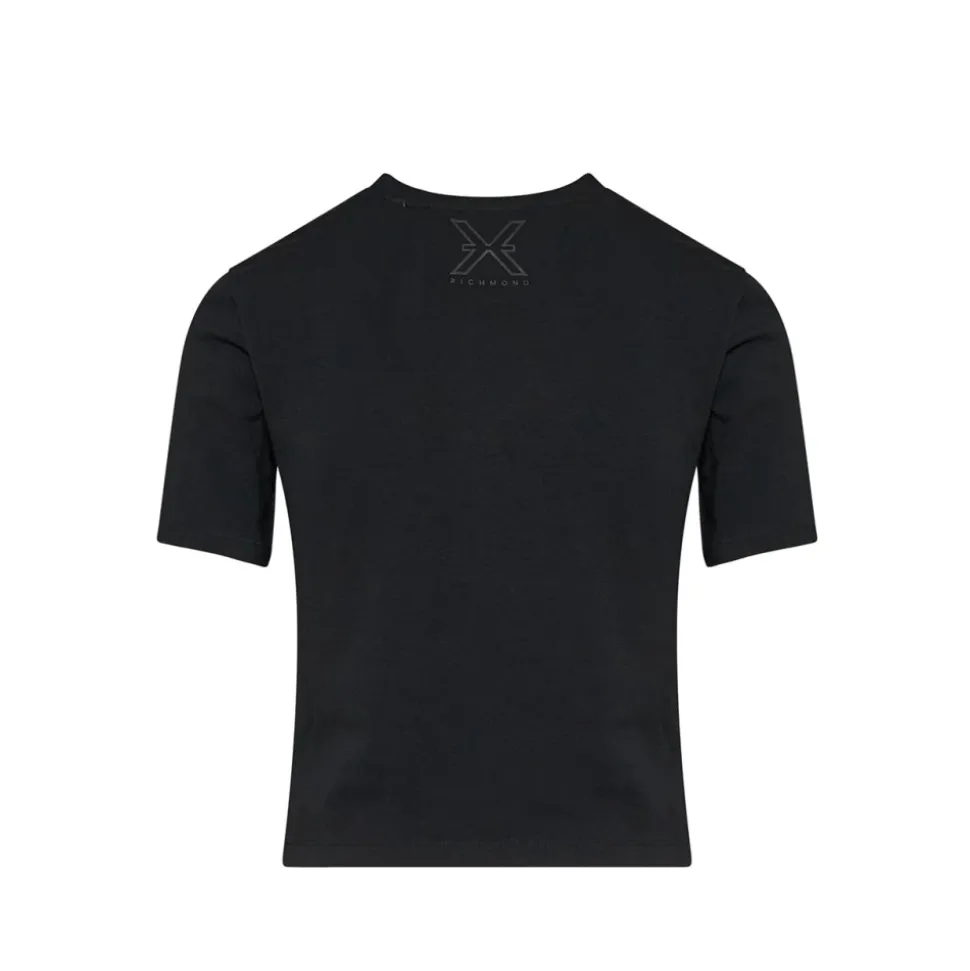 T-shirt con dettaglio gioiello