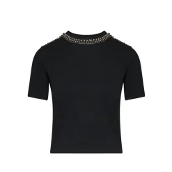 T-shirt con dettaglio gioiello