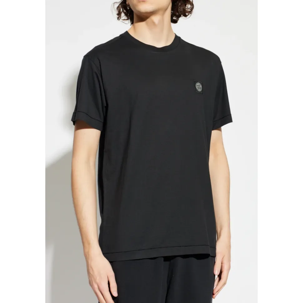 T-Shirt con Patch Logo