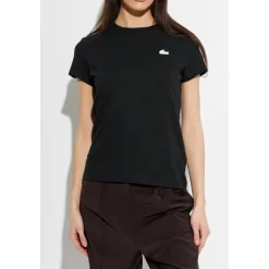 T-shirt con patch logo