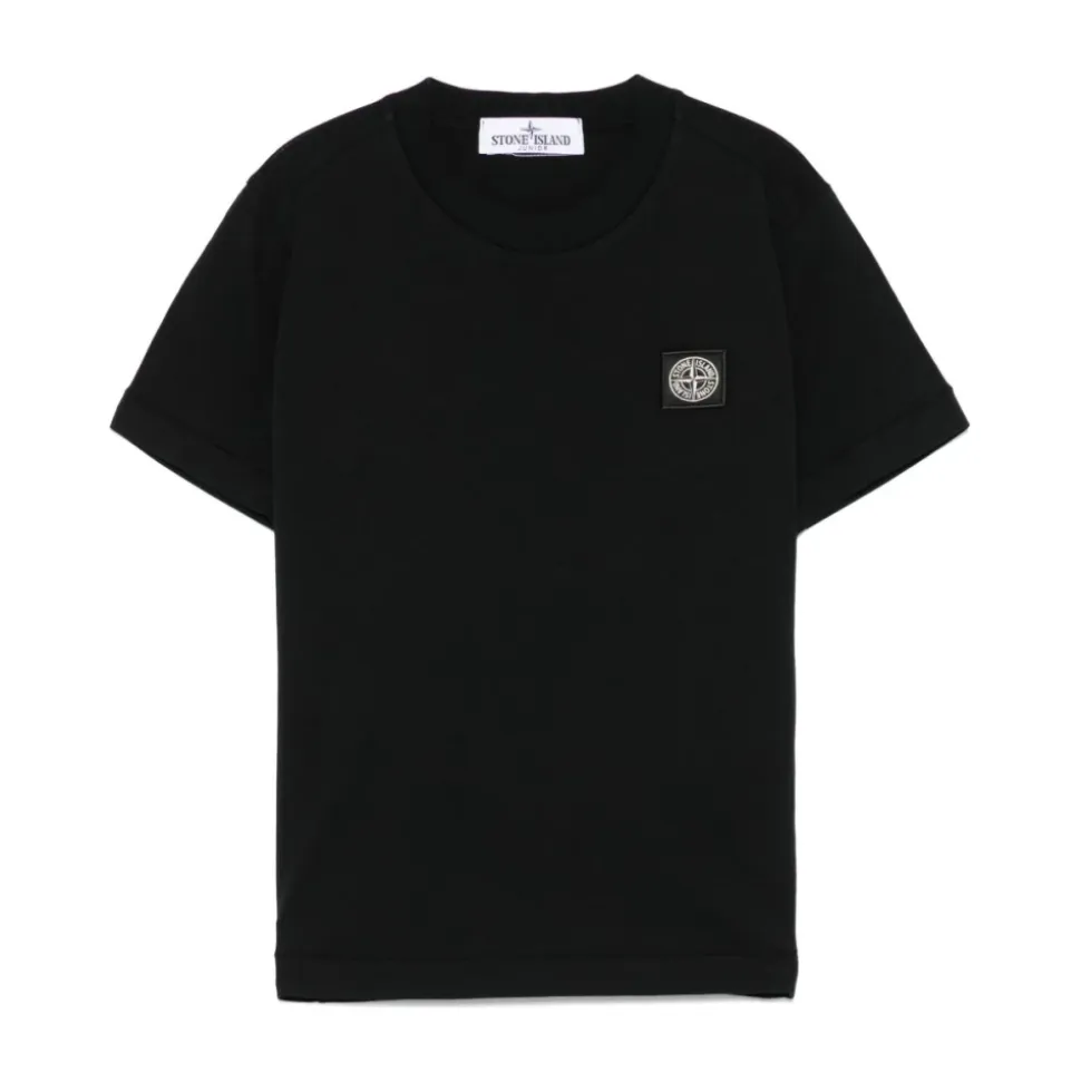 T-Shirt Girocollo a Costine