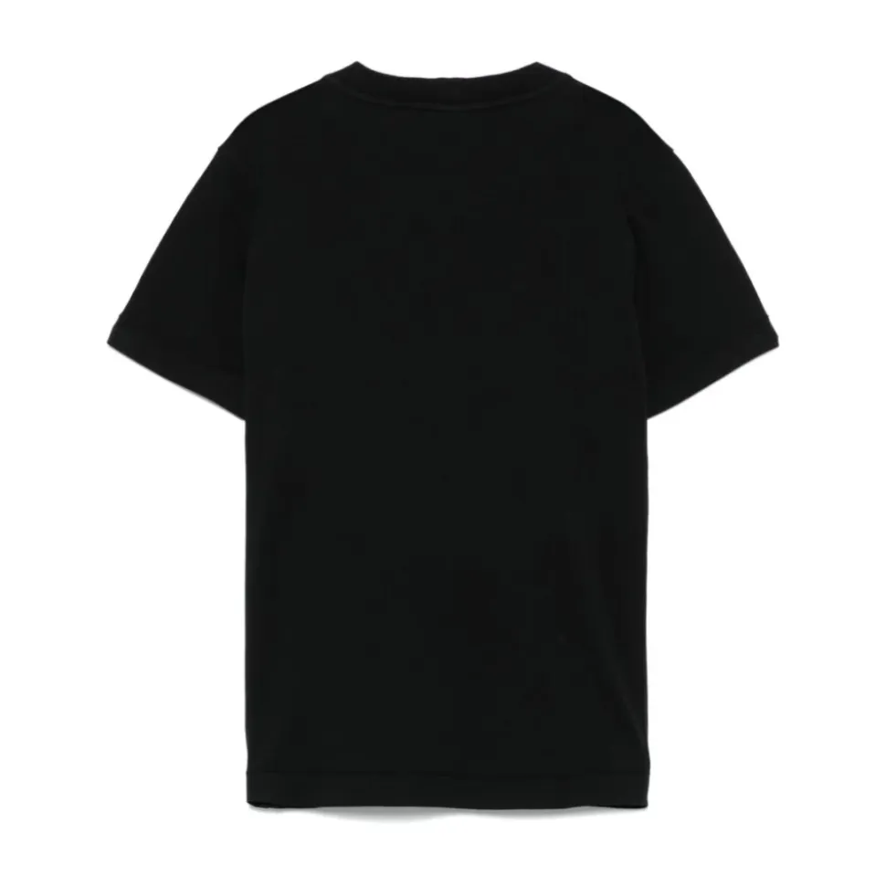 T-Shirt Girocollo a Costine