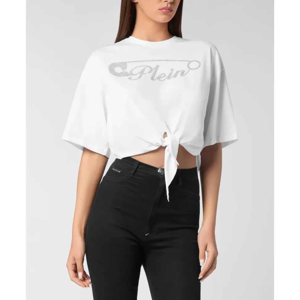 T-shirt Girocollo SS Crop