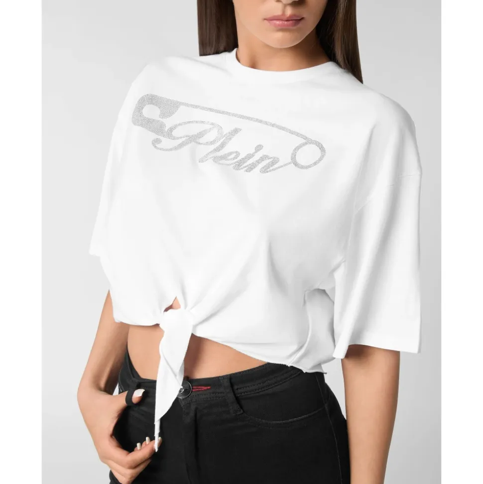 T-shirt Girocollo SS Crop