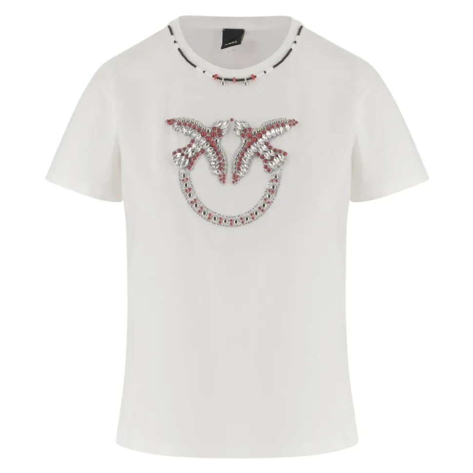 T-shirt in cotone con logo
