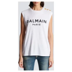 T-shirt in cotone ecosostenibile con logo stampato