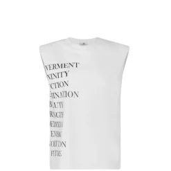 T-shirt in jersey con stampa lettering