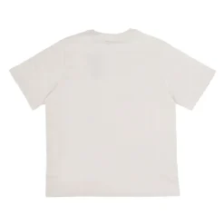 T-shirt sportiva essenziale in Marrone/Bianco