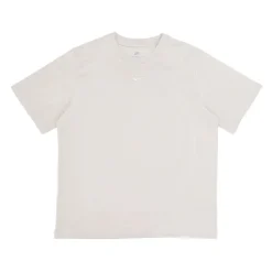 T-shirt sportiva essenziale in Marrone/Bianco