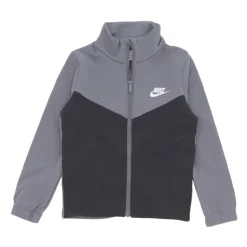 Tuta sportiva con zip intera in grigio/anthracite/bianco