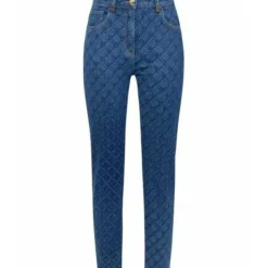 Vintage Blu Slim Logo Jeans