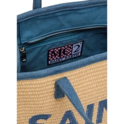 Vivian Midi Borsa a Mano in Paglia