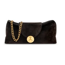Vivian Suede Clutch