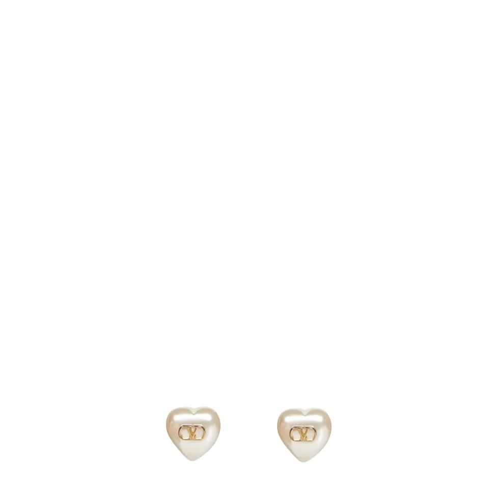 VLogo Heart Earrings