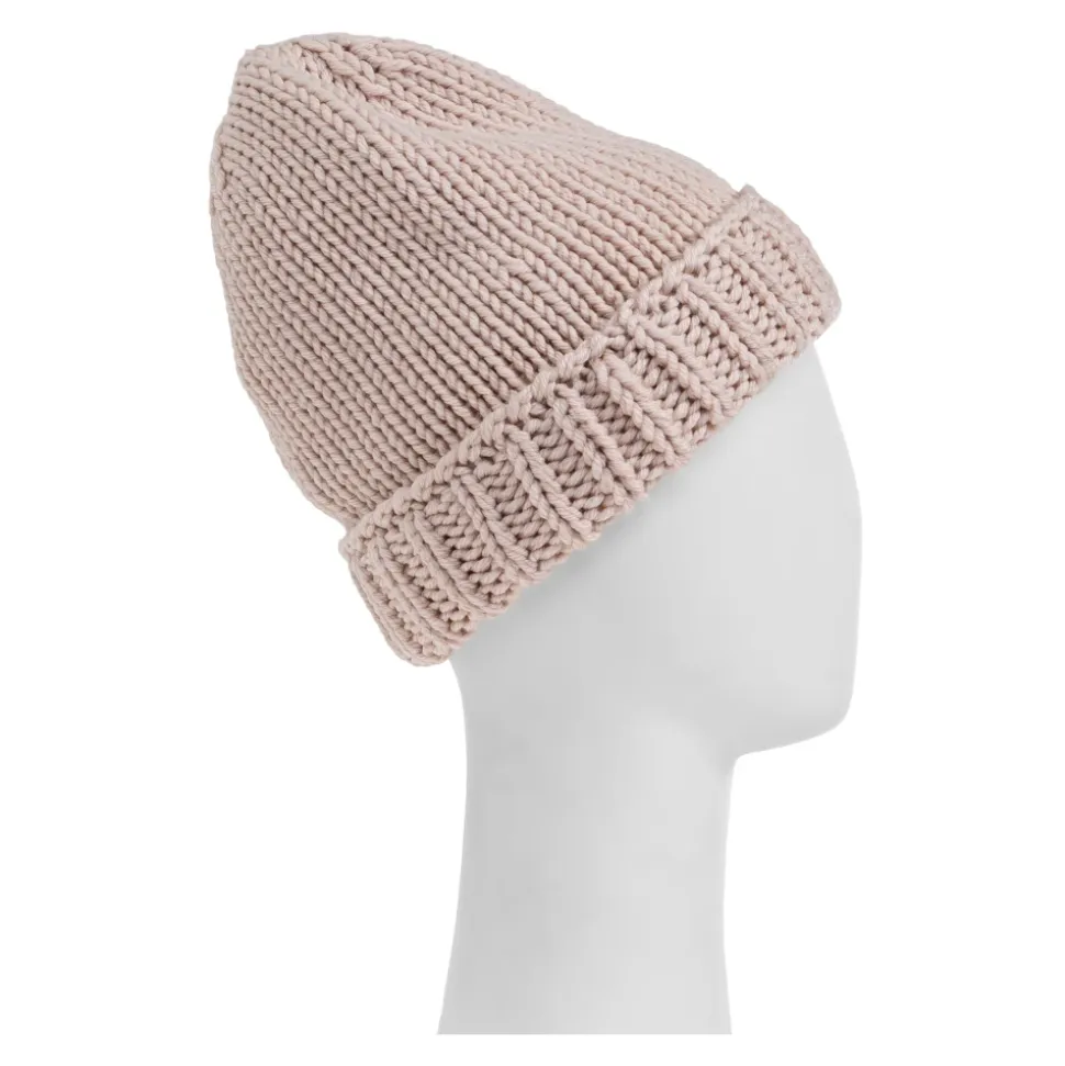 Wool Beanie with Logo Patch