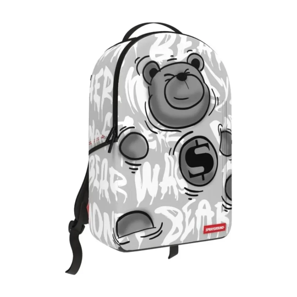 Zaino Big Backpack Scuola City Viaggio Shark bear money