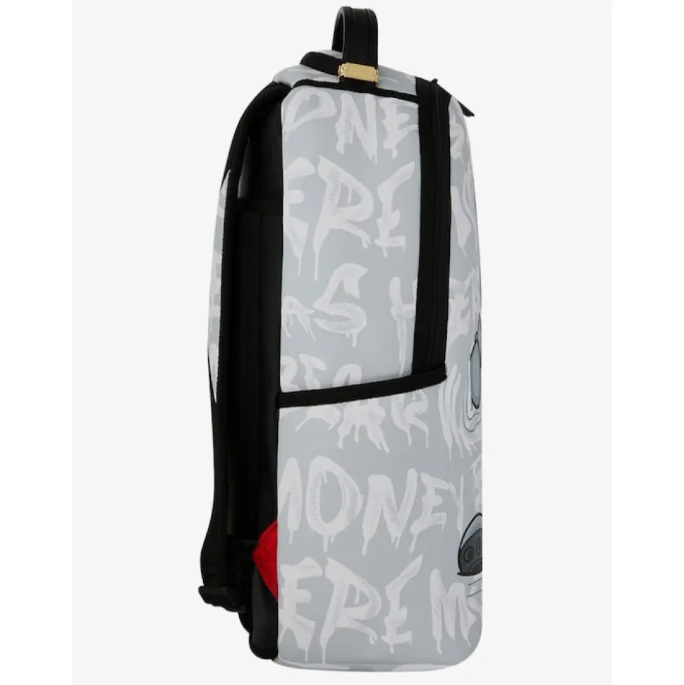 Zaino Big Backpack Scuola City Viaggio Shark bear money