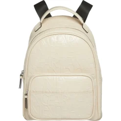 Zaino da Donna con Stampa Loghi All-Over