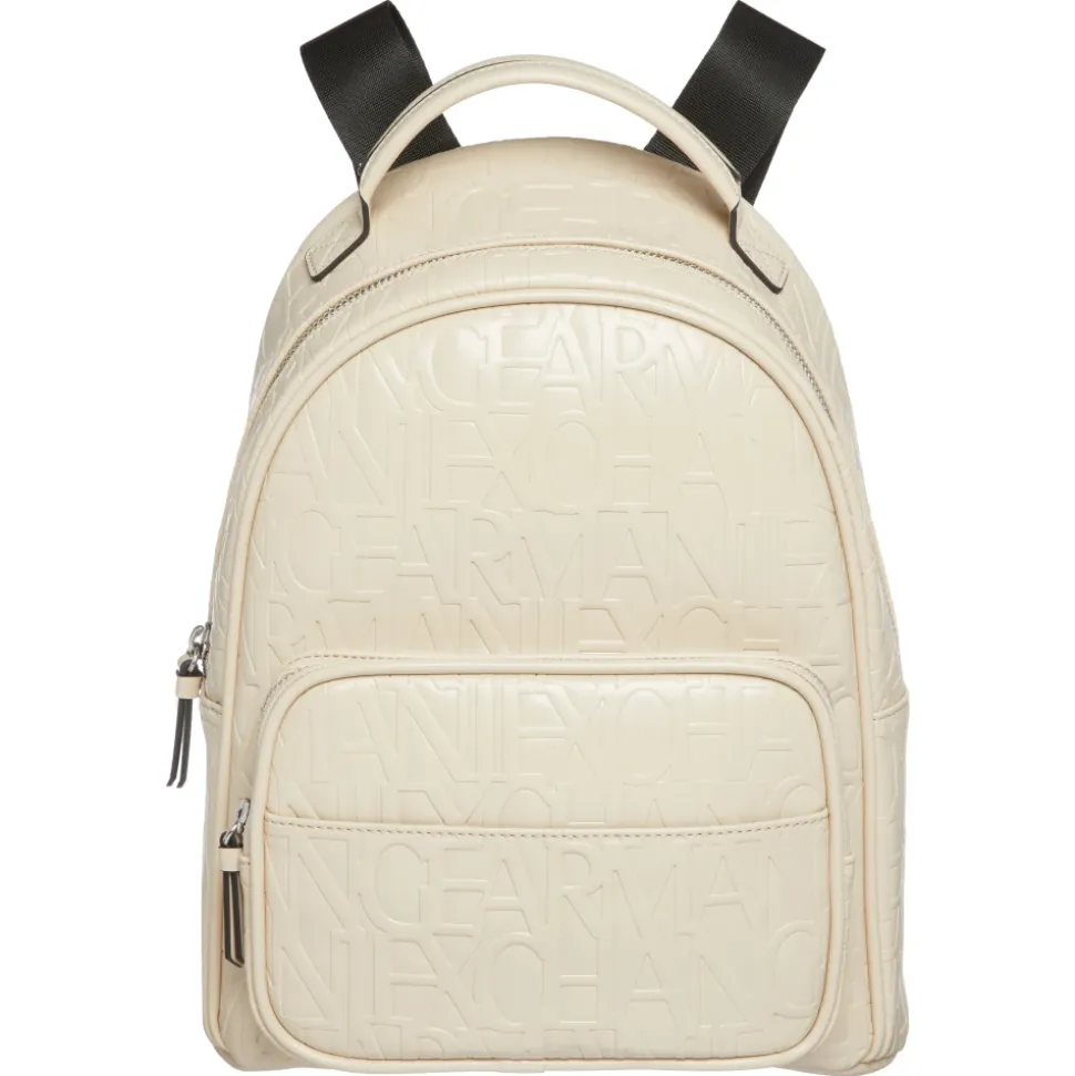 Zaino da Donna con Stampa Loghi All-Over