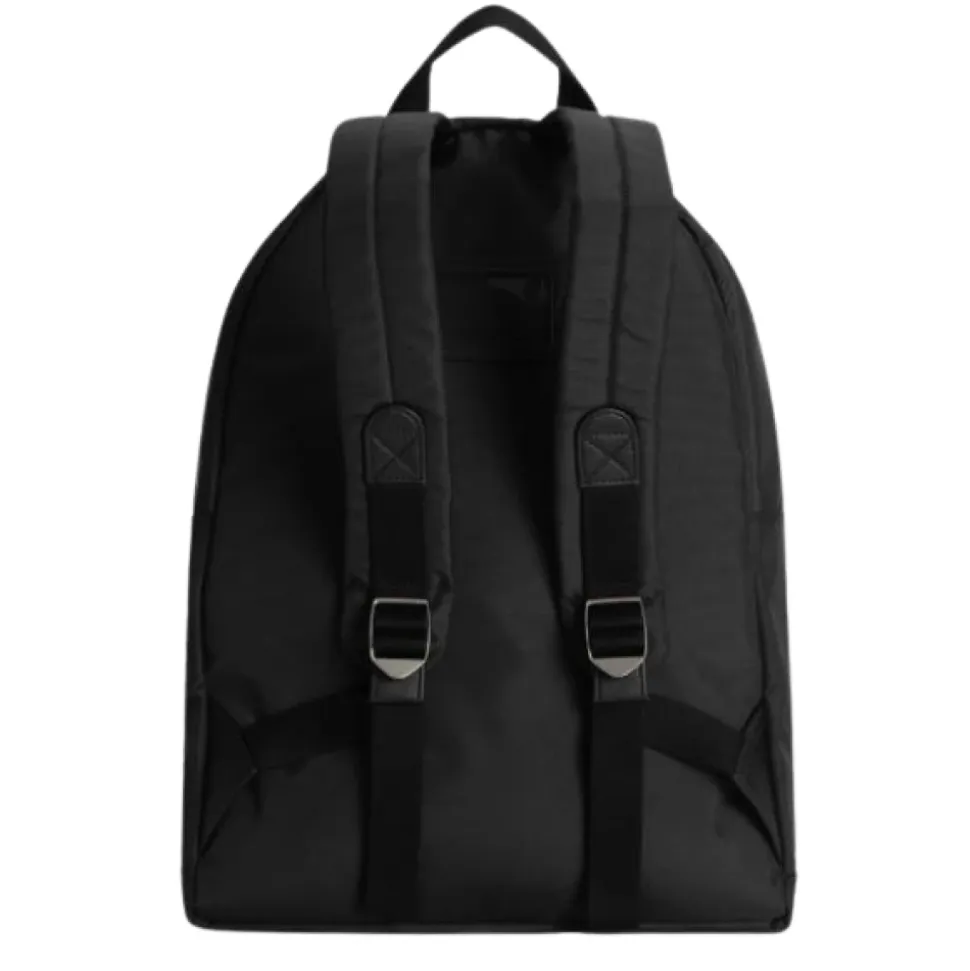 Zaino in nylon con patch in gomma